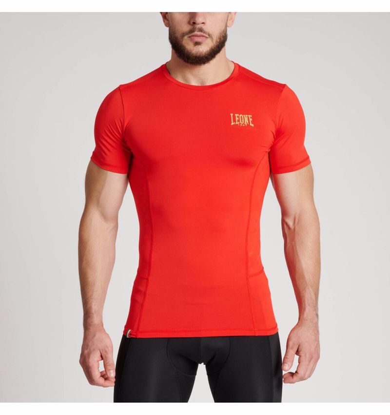LEONE DNA RASHGUARD - RED